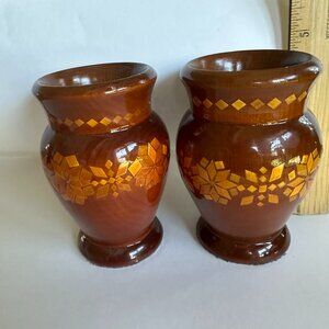 Vintage Matching Russian small Vases